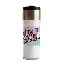 디자인아지트 기성 스텐 텀블러 팝아트알럽, 혼합 색상, 340ml