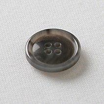 HR빅버튼 디젤 단추 18mm, 그레이, 4개입