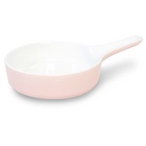 프로방스코리아 Soft 투톤 라운드 핸들 플레이트, 핑크