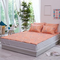 밀크디자인 시원한 인견 패드, 오렌지