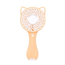 데코 충전식 휴대용 선풍기 FOX FAN, FOX FAN-DCS1, 베이지