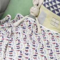 오즈맘 면 100% 이중거즈 보들보들 유아 여름 블랭킷 소 70 x 90 cm, 모던캣츠