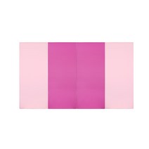 퍼니존 퍼니테라피 베이비핑크 비비드시리즈6 유아폴더매트, 베이비핑크 + 핫핑크