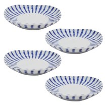 디어리빙 블루스트라이프 접시 12cm, 4개입, 단품