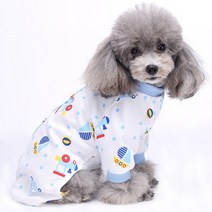 스토어33 강아지 심플 디자인 올인원 실내복, L