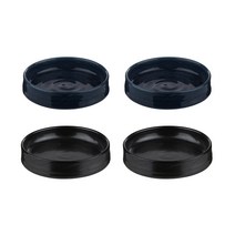 임의섭도예작업장 원통찬기 특소 네이비 2p + 블랙 2p, 혼합 색상, 1세트