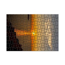 다모아 시험관 직소퍼즐 이아의일출, 150피스, 혼합 색상
