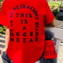 노랜드 TLB Red Symbol 강아지 + 남성 견주 커플옷, 혼합 색상