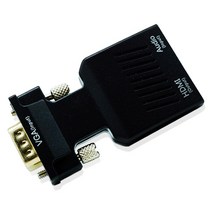 애니포트 VGA to HDMI 컨버터 오디오 지원 젠더타입, AP-VGAHDMI