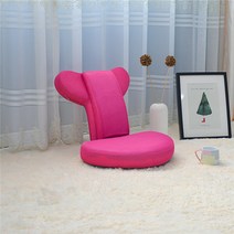 펀타스틱 접이식 팔걸이 스트레칭 좌식의자, 핑크
