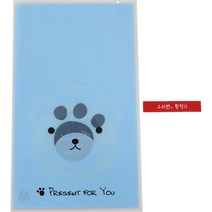 황씨네도시락 비접착 애니멀 봉투 곰 30p + 스티커 빨강띠지 우리반 홧팅 30p, 1세트
