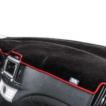 본투로드 싸다 대쉬보드커버 블랙 원단 + 레드 라인 + DUB 종이 방향제, 2018 더뉴 그랜드스타렉스 웨건/밴 2018년~