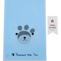 황씨네도시락 비접착 애니멀 봉투 곰 50p + 스티커 카네이션 사각 선생님 감사해요 50p, 1세트
