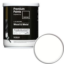 노루페인트 팬톤 우드앤메탈 페인트 반광 1L, 11-4202 Cool White, 1개