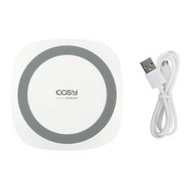 코시 슬림 급속 무선충전기 10W 급속충전기 스마트폰 핸드폰 무선급속충전기, 1개