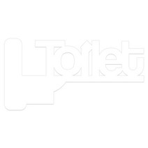 쿠 홈 인테리어 아크릴 도어사인 14 부착형, 화이트