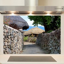 샤이니아트 주방아트보드 돌담길, 1개