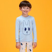 동물원 남아용 하이래빗 30수 후라이스 9부 실내복 상하세트