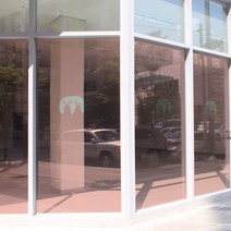 디자인수풀 윈도우 고급 투명필름 시트지 래빗 핑크 01, 혼합 색상
