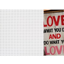 앤비커머스 인테리어 타공판 LOVELOVE 우 WHITE, 1개