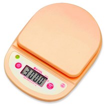 오펠 주방저울 3kg 대용량 OF-3004A, 베이비핑크