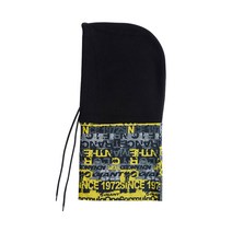 앤티스 후드타입 방한 마스크, 블랙, 1개