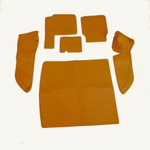 JIAODIAN 프리미엄 퀼팅 트렁크 매트 브라운, 아우디, Q7 2006~2015년