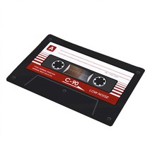 디엠코퍼레이션 알럽홈 레트로 다용도 발매트, 레드블랙테이프