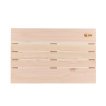 안스하우스 휴 플러스 편백나무 히노끼 원목발판 평형 650 x 420 mm, 혼합 색상, 1개