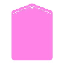 쿠 홈 인테리어 아크릴 메모판 MO70 부착형, 핑크