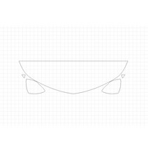 헥시스 쉐보레 크루즈 RS 2018 PVC PPF 보호필름 차량용 가드용품, 11. HFM, STRAIGHT(B형), 1개