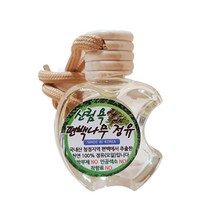 편백아트 정유 방향제 사과형 화이트 본품, 10ml, 1개
