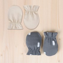 오가닉붐 네츄럴 네모네모 손싸개 2p 세트