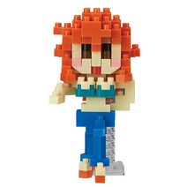 카와다 원피스 나미 나노블럭 150조각 NBCC-048, 혼합 색상