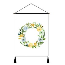 뮤엘 북유럽스타일 화환 인테리어 족자, ML25