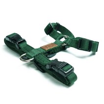 아띠지기 반려동물 H형 하네스 가슴줄, 올리브