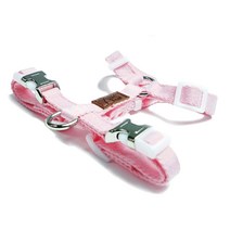 아띠지기 반려동물 H형 하네스 가슴줄, 핑크