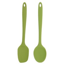 투데코 실리콘 이유식 주걱 세트, 그린, 1세트
