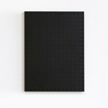 타공판닷컴 인테리어 원형 타공판 A2 420mm x 600mm, 1세트, 블랙