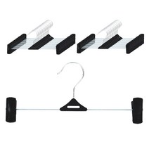 가쯔 집게바지걸이, 블랙, 90개