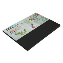 뉴씨플레인 종이문화 양면색상지 No.47 검정색, 60매입