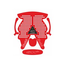 샤블리 SH+ 헬멧 레이져 이너패드 앞내피, 레드, 1개