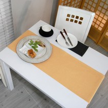 나산데코 테이블러너, 엠버골드 261-20, 협탁용(120 x 30 cm)
