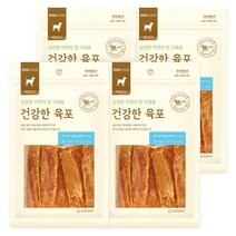 굿데이 건강한육포 강아지간식, 건조 닭가슴살슬라이스 맛, 4개