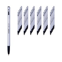 모나미 BP 153 볼펜 0.7mm 12p, 흑색, 1세트