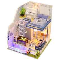 아트조이 DIY 미니어처 하우스 Sapphire Love, 혼합 색상