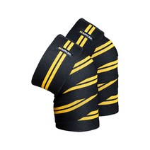 서플라이스 헬스 니랩 무릎 보호대 2p 세트, Black + Yellow