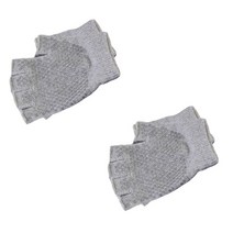 더시럽 미끄럼 방지 필라테스 요가 장갑 글러브 2p, 그레이