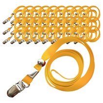 옹달샘 목걸이 슬링 명찰줄 9mm, 노랑색, 100개입