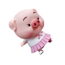 미니띠네 여유로운 돼지 저금통 소, 핑크, 1개